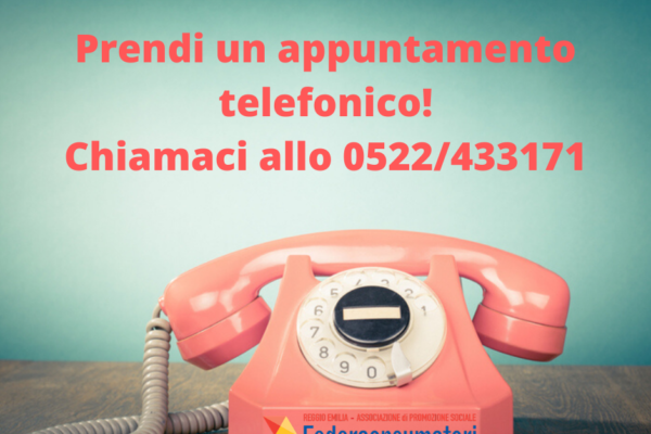 Federconsumatori Reggio Emilia attiva sportello telefonico