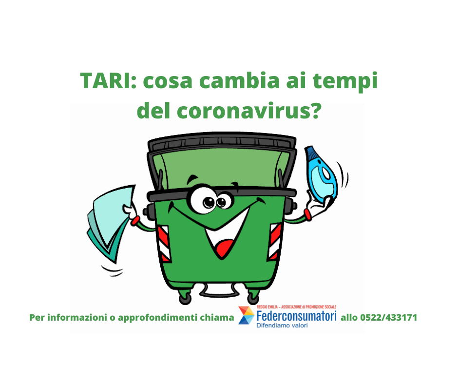 Al momento stai visualizzando Coronavirus e TARI. Cosa succede, Quando e Come?